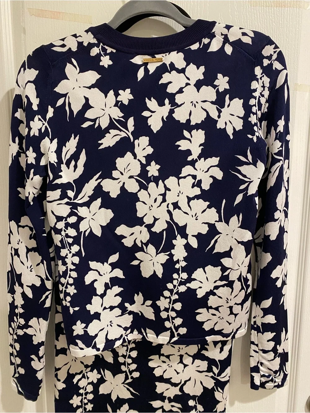 Michael Kors skirt and blouse knit set